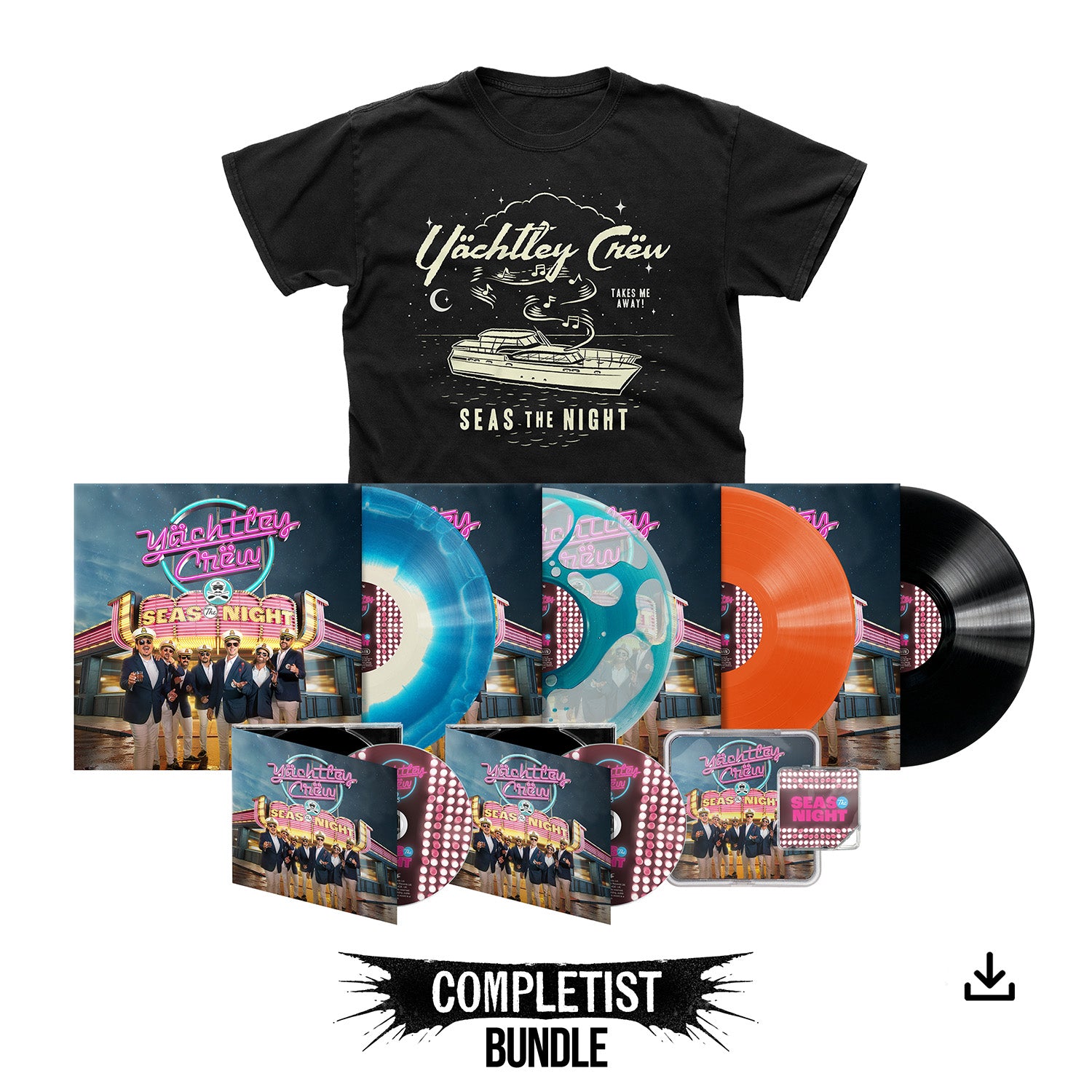 Yachtley Crew "Seas The Night" Completist Bundle - PRE-ORDER