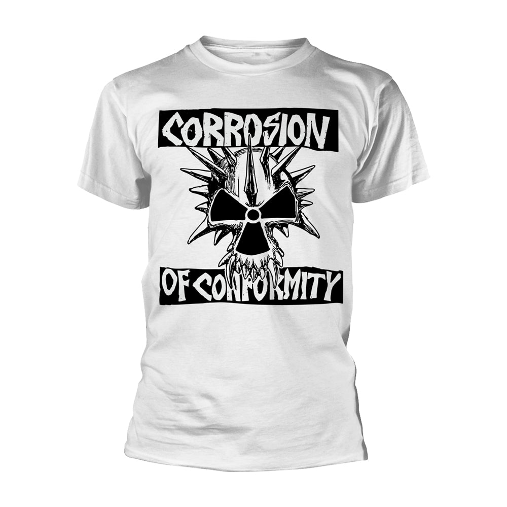 Corrosion Of Confirmity "Skull Logo" White T shirt