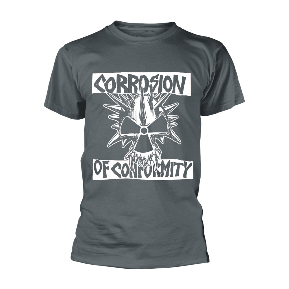 Corrosion Of Confirmity "Skull Logo" Grey T shirt