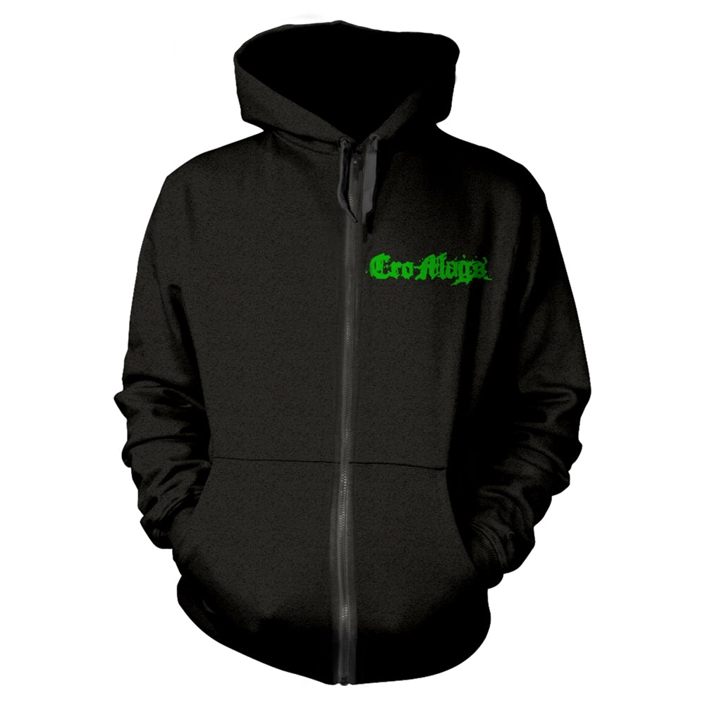 Cro-Mags "Green Logo" Zip Hooded Sweatshirt