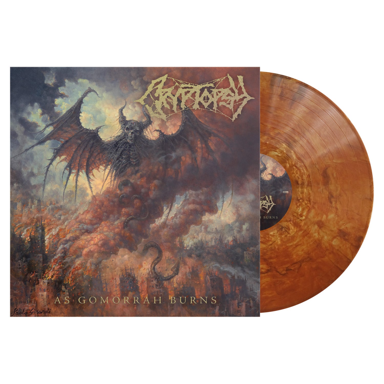 Crytopsy "As Gomorrah Burns" Copper Vinyl - PRE-ORDER