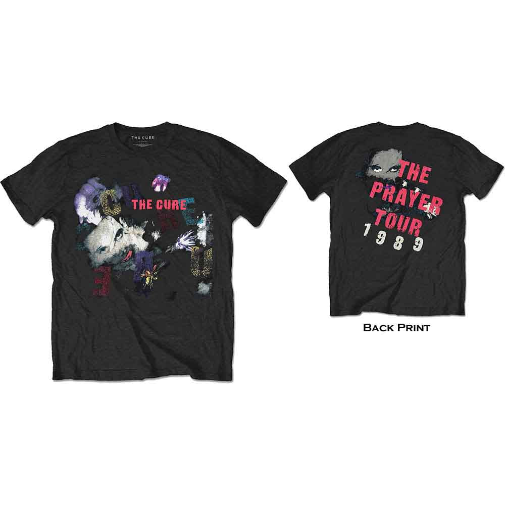 The Cure "The Prayer Tour 1989" Black T shirt