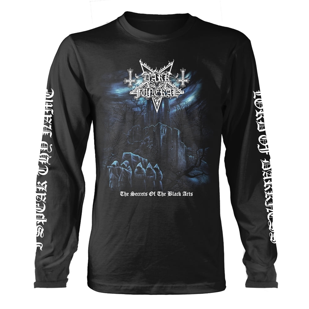 Dark Funeral "The Secrets Of The Black Arts" Black Long Sleeve T shirt