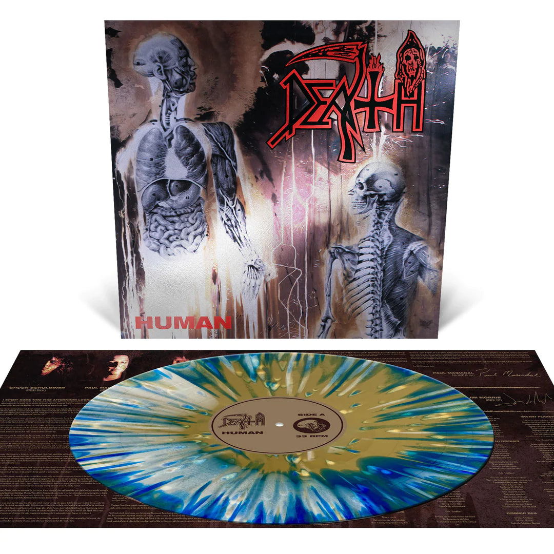 Death "Human" Tri Colour Vinyl with Silver Foil Laminated Jacket