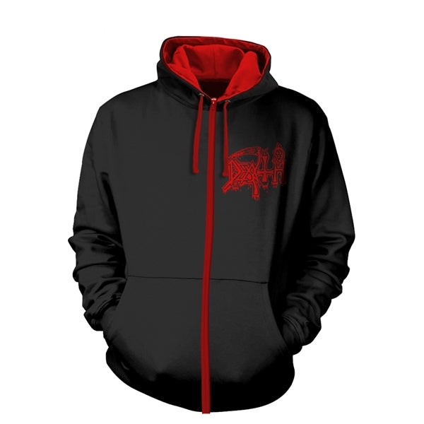 Death "The Sound Of Perseverance" Black Varsity Zip Hoodie