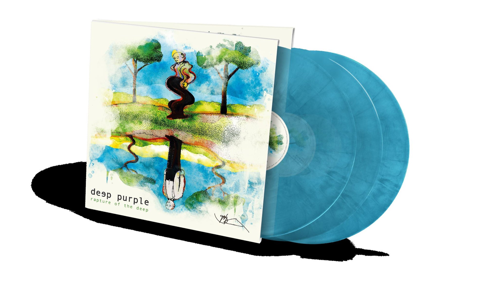 Deep Purple "Rapture Of The Deep (20th Anniversary Remix)" Gatefold 3x12" Transparent Sky Blue Vinyl - PRE-ORDER