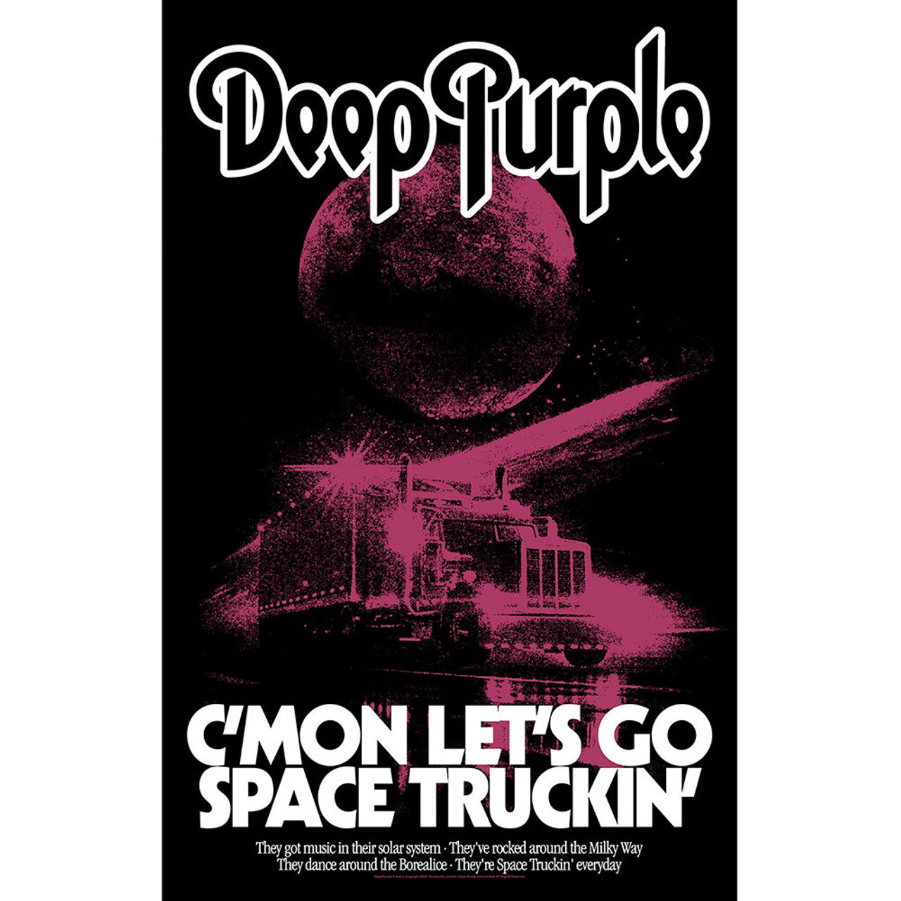 Deep Purple "Space Truckin'" Flag