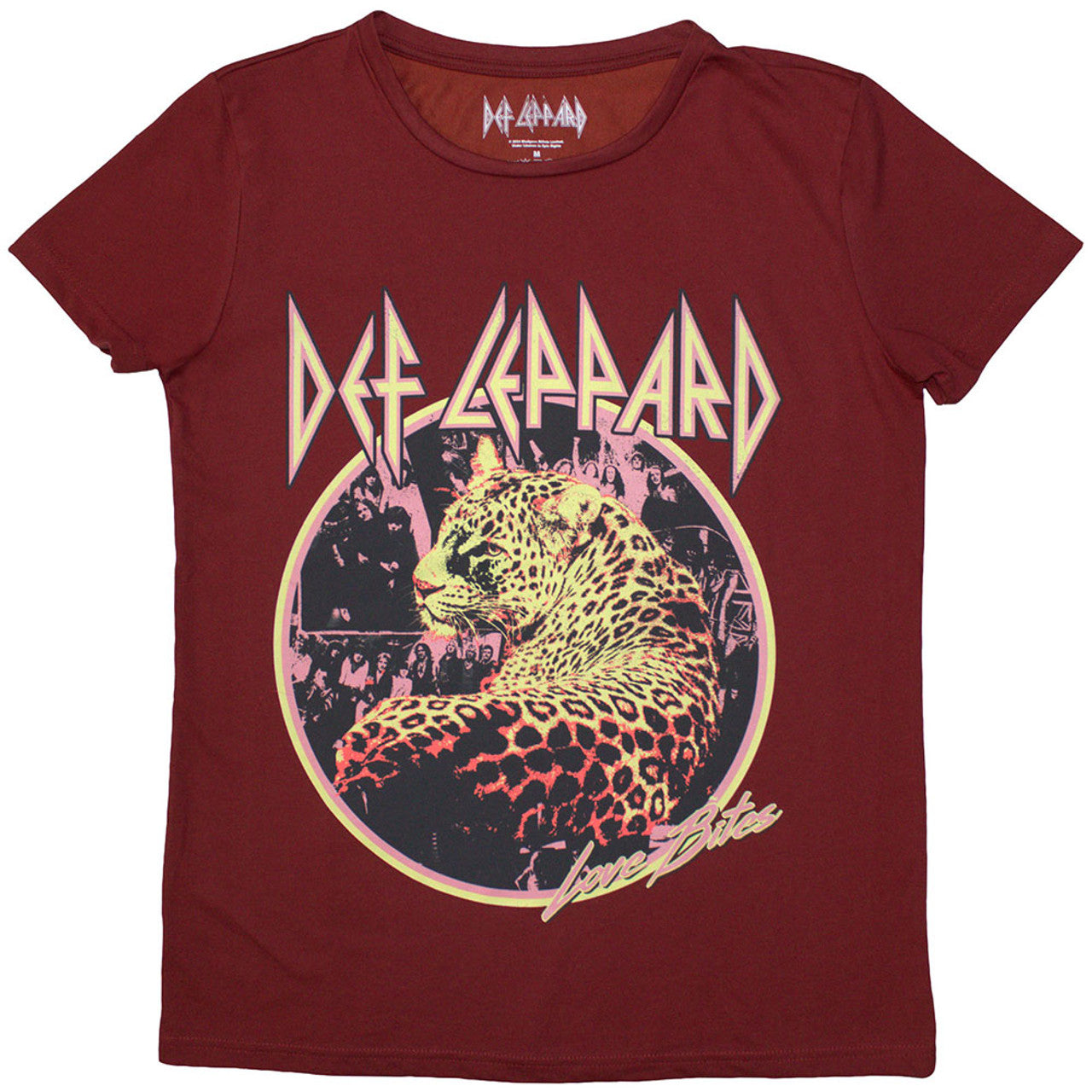 Def Leppard "Love Bites" Red Women's T shirt