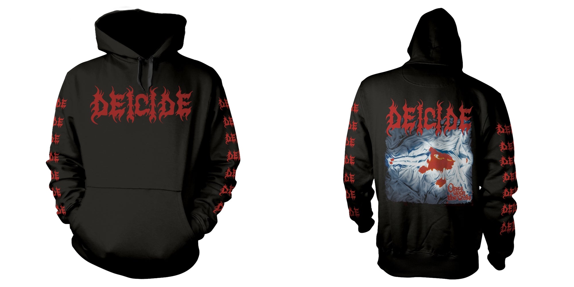 Deicide "Once Upon The Cross" Black Pullover Hoodie