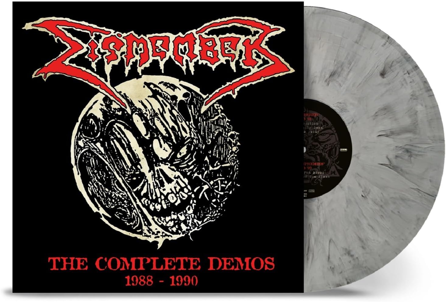 Dismember "The Complete Demos" Grey Marble Vinyl
