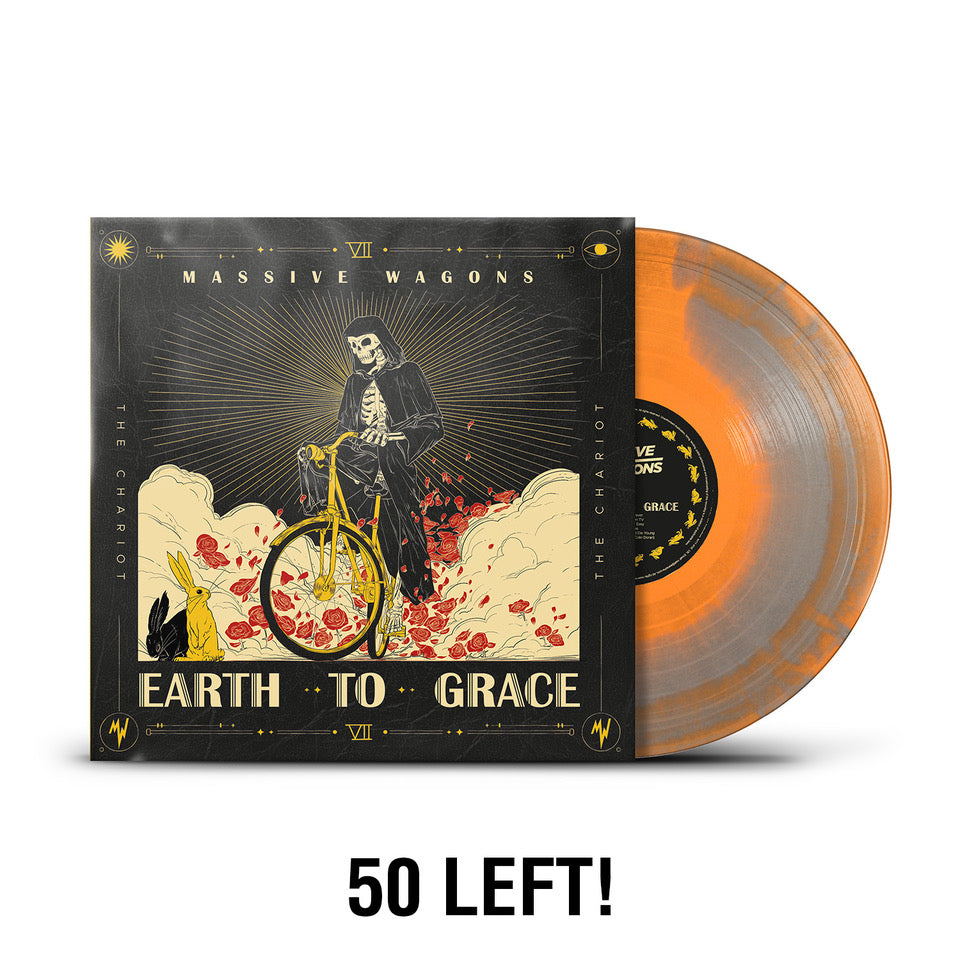 Massive Wagons "Earth To Grace" Orange / Silver Merge Vinyl