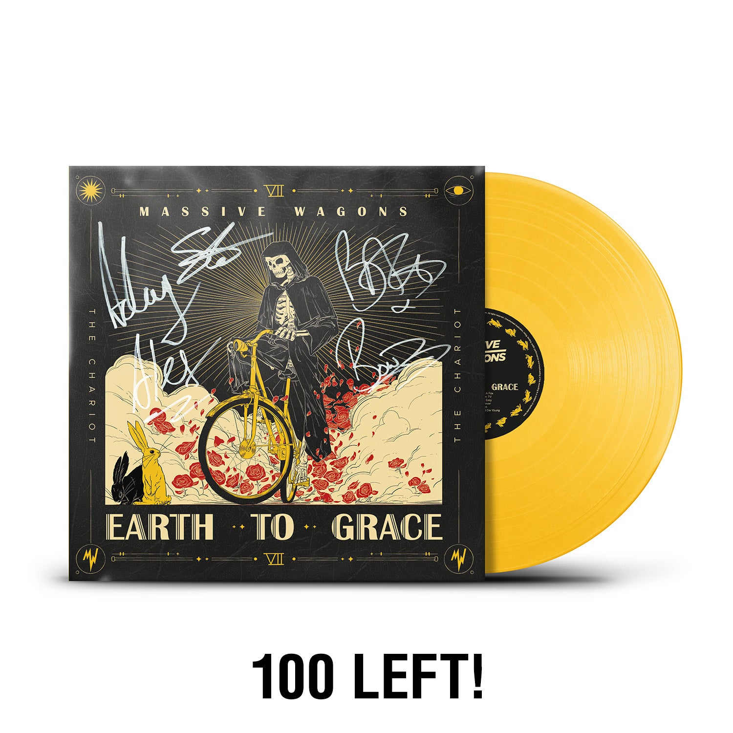 Massive Wagons "Earth To Grace" Signed Yellow Vinyl & Download