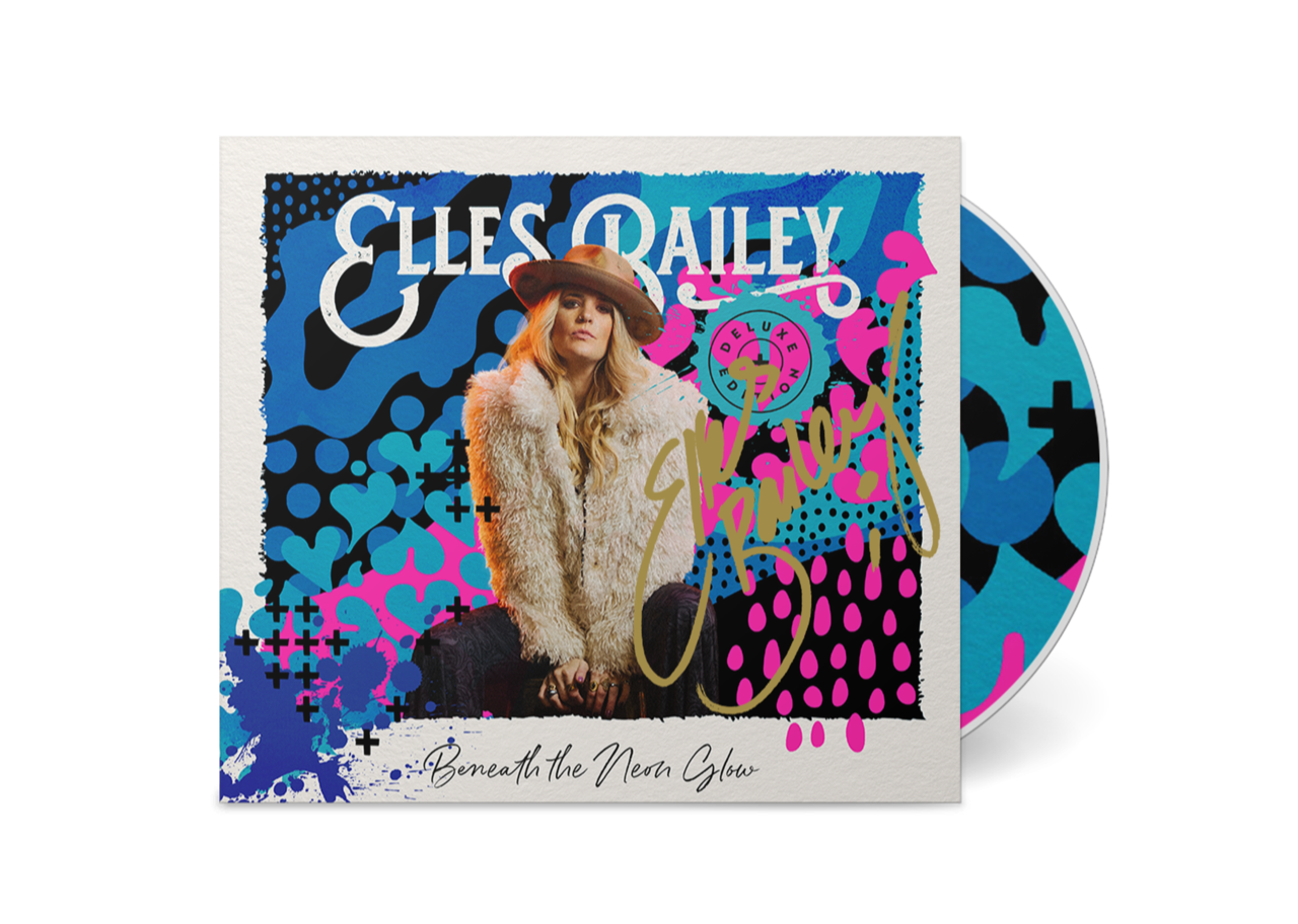 Elles Bailey "Beneath The Neon Glow" SIGNED Deluxe CD w/ 6 Bonus Tracks