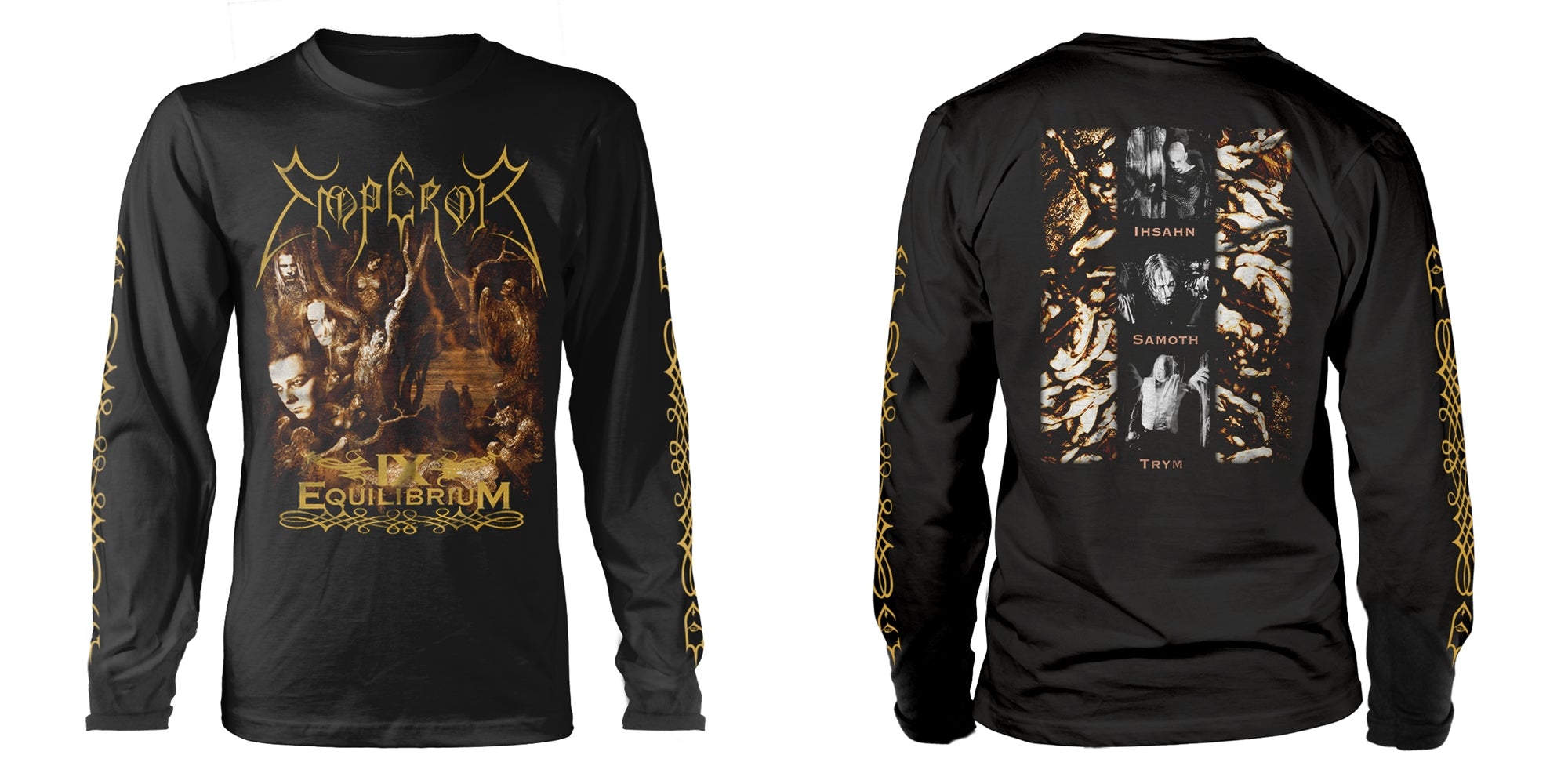 Emperor "IX Equilibrium" Black Long Sleeve T shirt