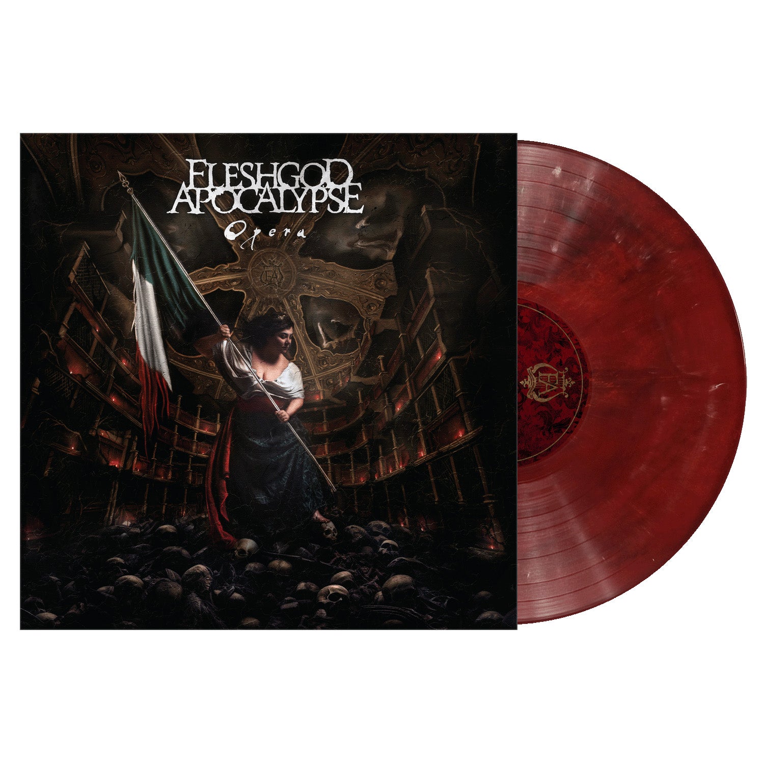 Fleshgod Apocalypse "Opera" Red Marble Vinyl - PRE-ORDER