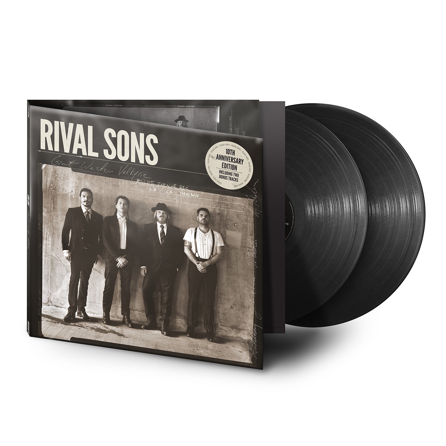 Rival Sons "Great Western Valkyrie - 10th Anniversary Edition" Gatefold 2x12" Black Vinyl