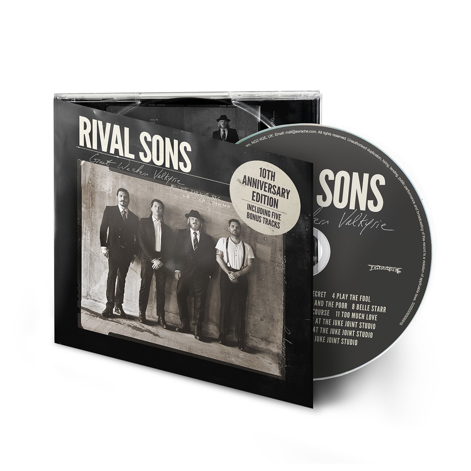 Rival Sons "Great Western Valkyrie - 10th Anniversary Edition" Digipak CD