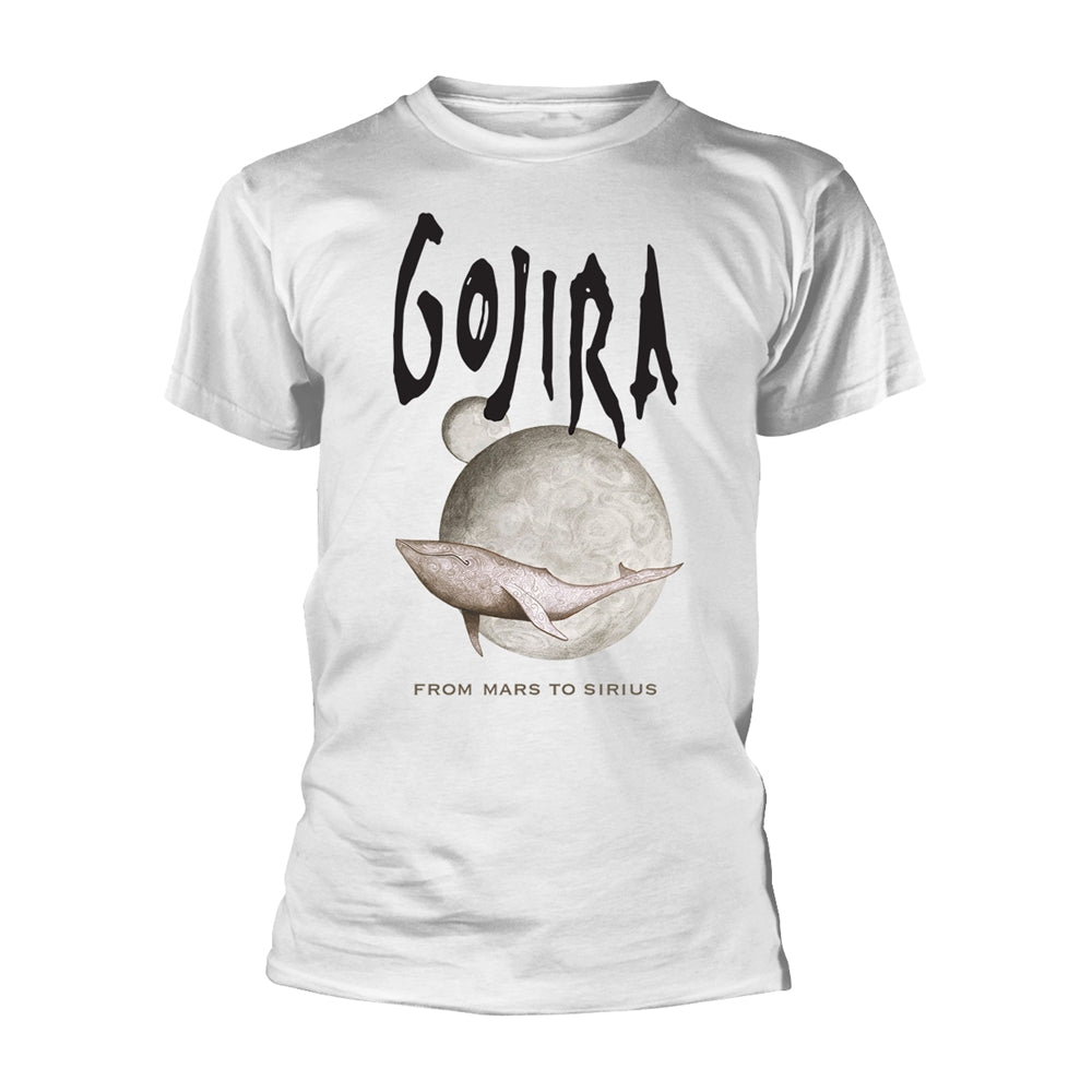 Gojira "Whale - From Mars To Sirius" Organic White T shirt