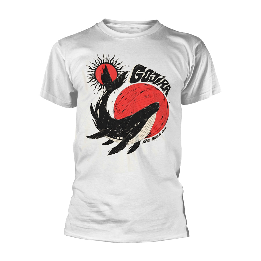 Gojira "Whale Sun Moon" Organic White T shirt