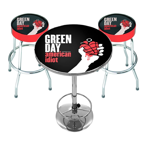 Green Day "American Idiot" Bar Stools and Table Set