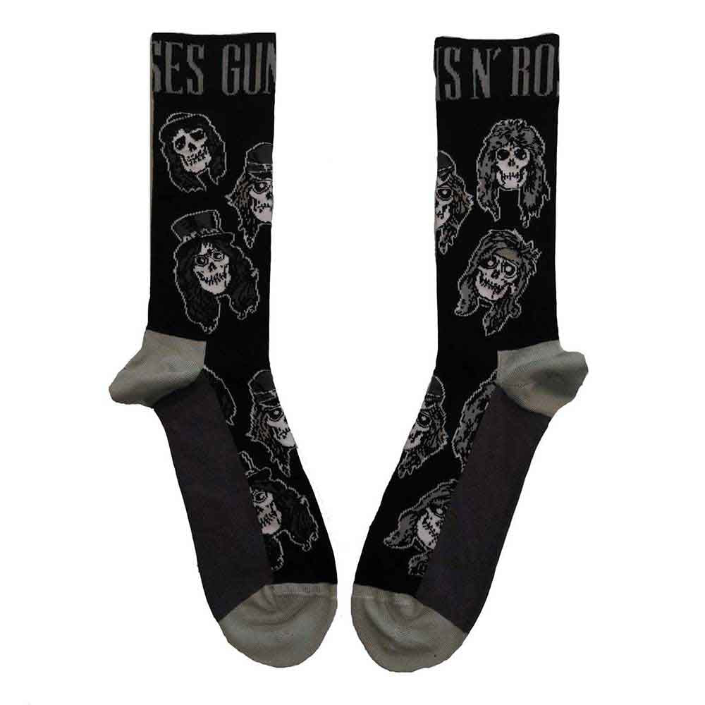 Guns N Roses "Skulls Band Monochrome" Socks