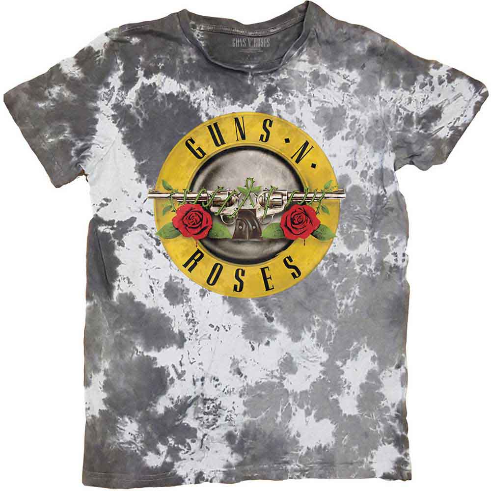 Guns 'n' Roses "Classic Logo" White Wash T shirt