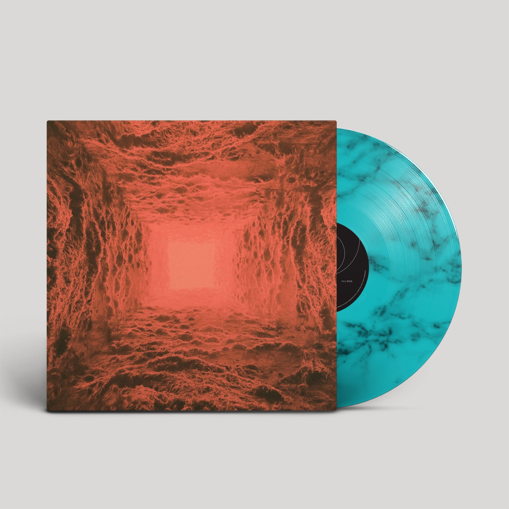 Haunted Plasma "I" Turquoise / Black Marble Vinyl
