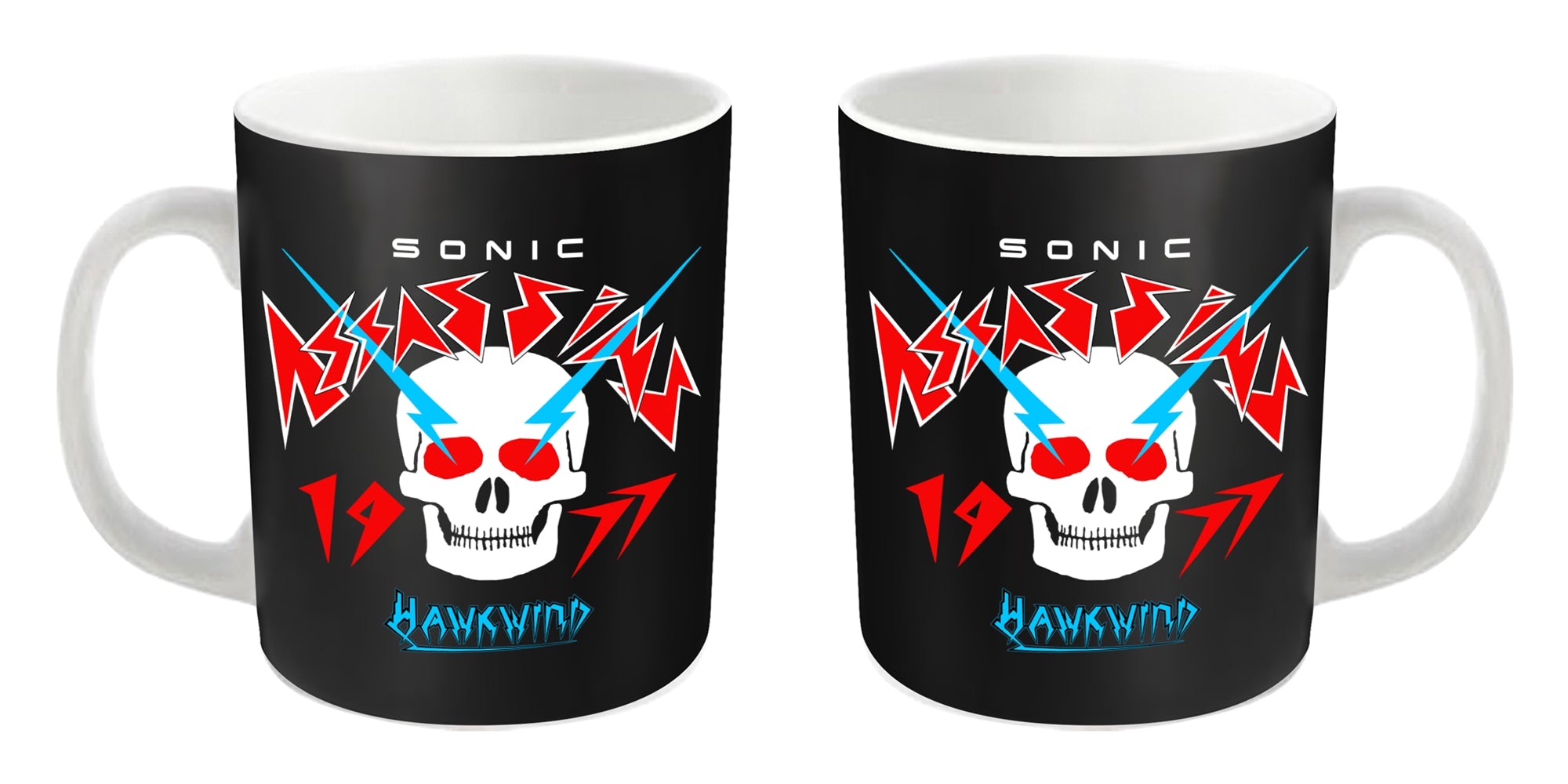 Hawkwind "Sonic Assassins" White Mug