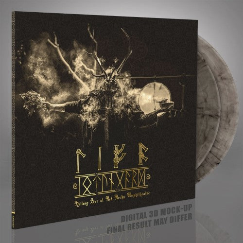 Heilung "Lifa Iotungard" Gatefold 2x12" Crystal Clear / Black Marble Vinyl