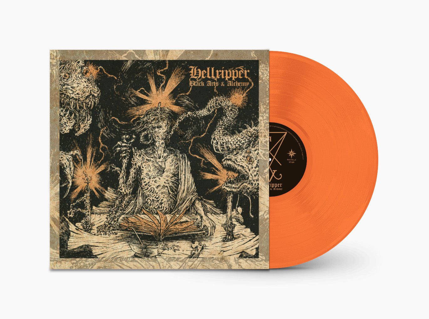 Hellripper "Black Arts & Alchemy" Orange Vinyl