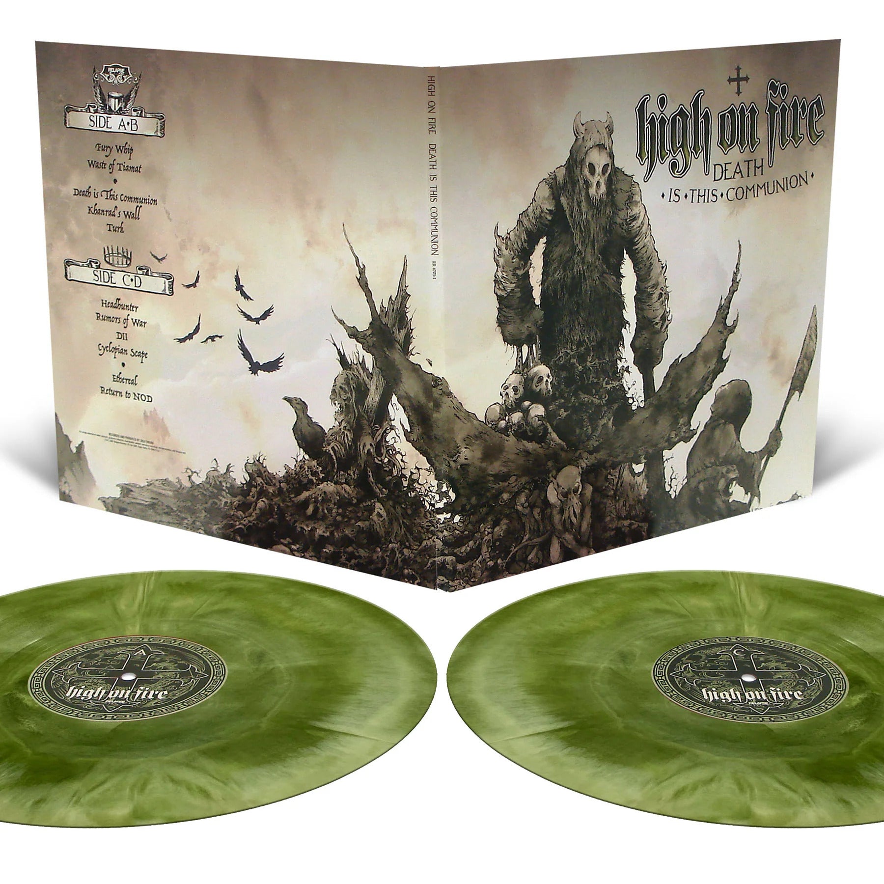 High On Fire "Death Is This Communion" Custom Galaxy Merge Vinyl