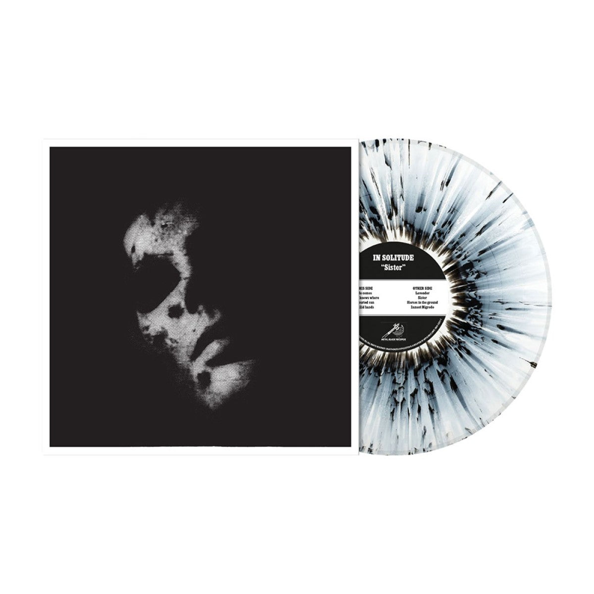 In Solitude "Sister" White / Black Burst Vinyl