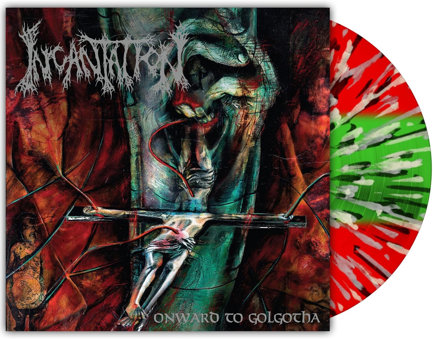 Incantation "Onward To Golgotha" Stripe & Splatter Vinyl - PRE-ORDER