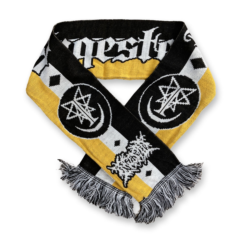 Ingested "Logo" Yellow Scarf