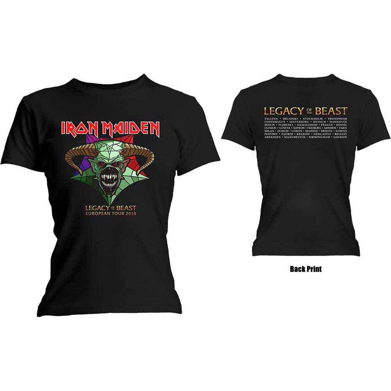 Iron Maiden "Legacy Of The Beast Tour" Women's T shirt