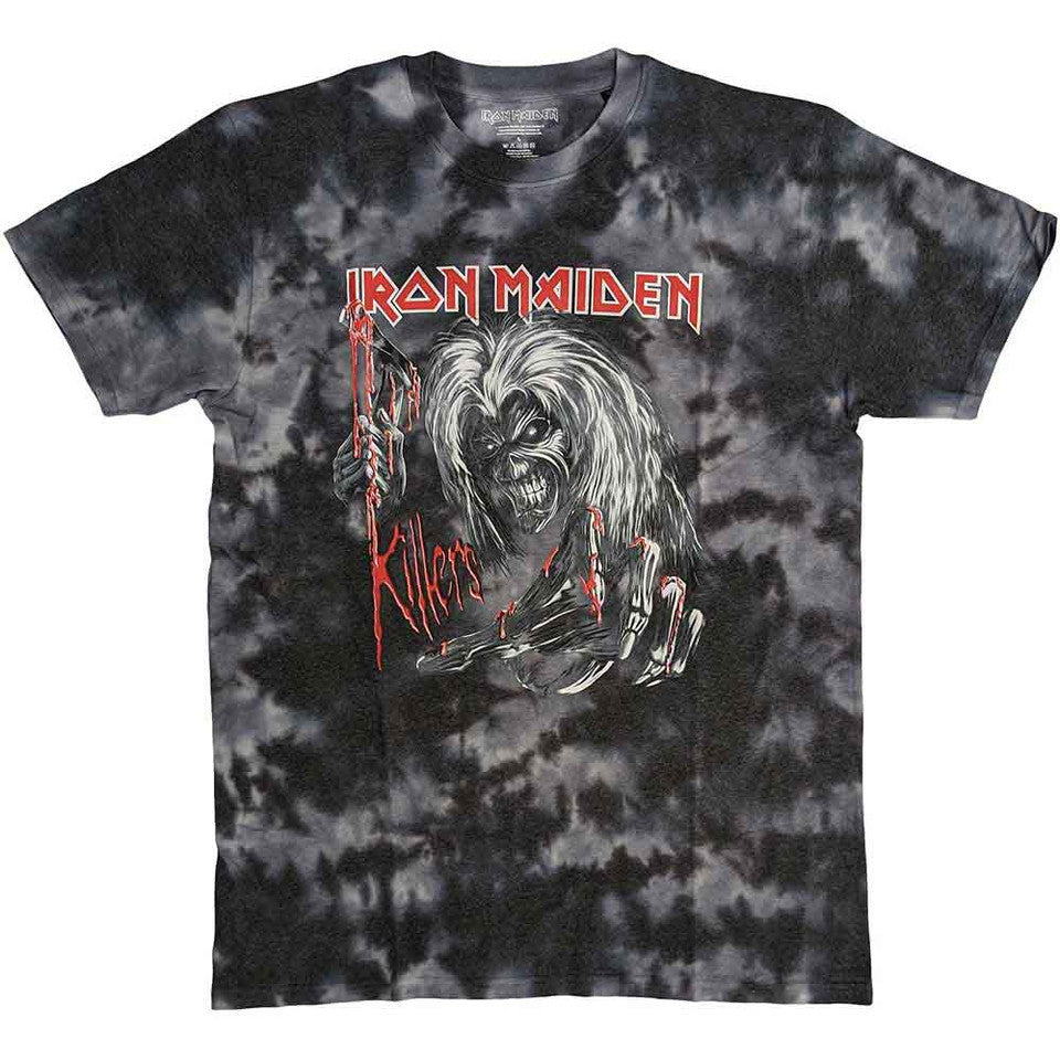 Iron Maiden "Ed Kills Again" Dye Wash T shirt