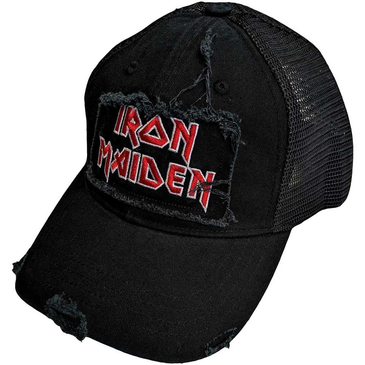 Iron Maiden "Scuffed Logo" Mesh Back Cap