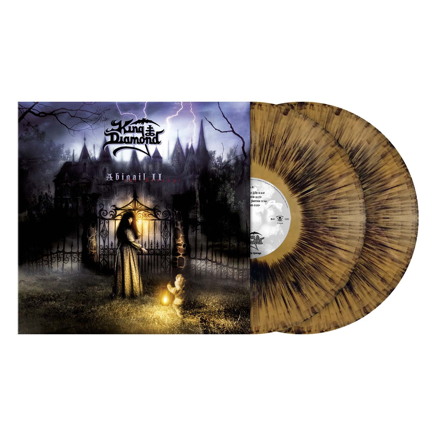 King Diamond "Abigail II: The Revenge" 2x12" Gold Blackdust Vinyl (ltd to 500) - PRE-ORDER