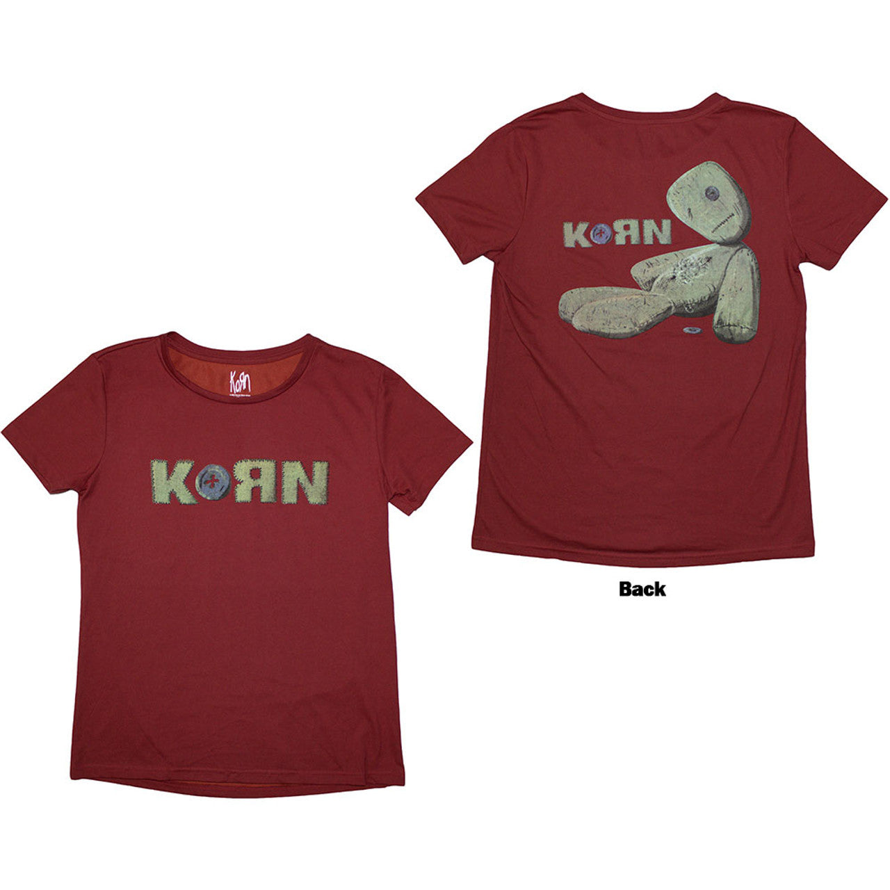 Korn "Doll Issues" Red Women's T shirt