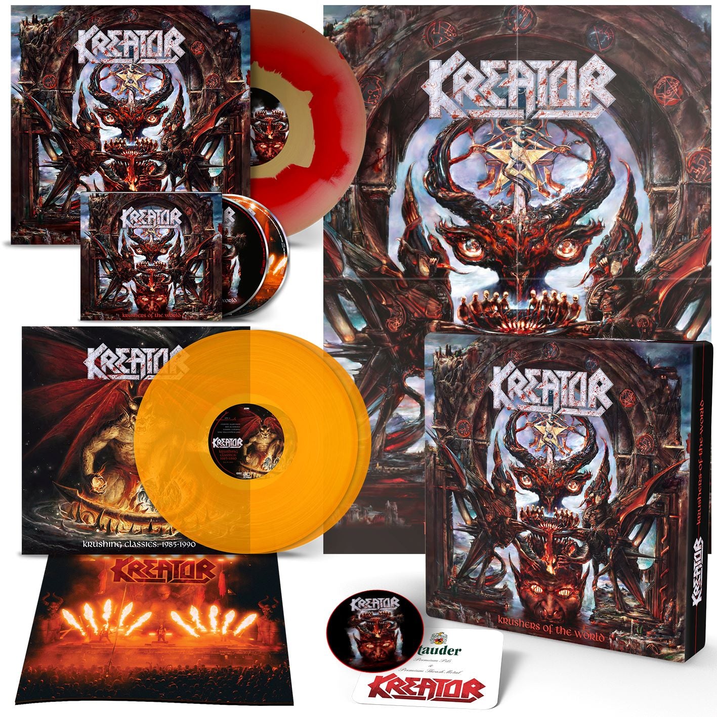 Kreator "Krushers Of The World" Vinyl / CD Box Set - PRE-ORDER