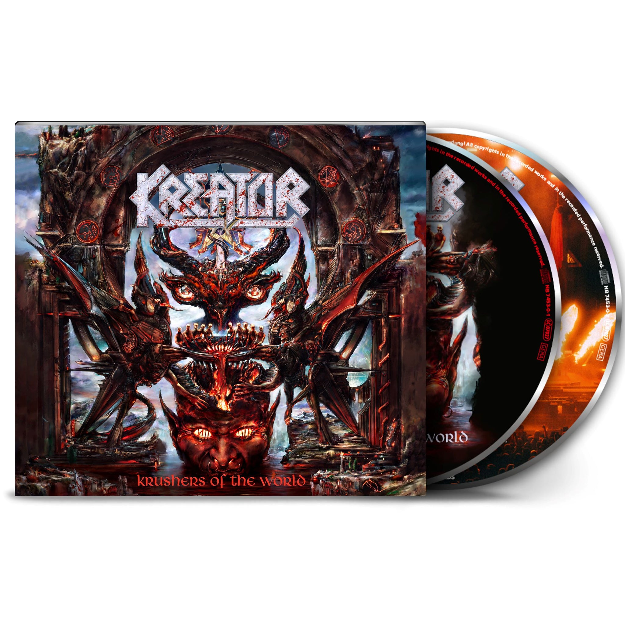 Kreator "Krushers Of The World" 2 CD Digipak - PRE-ORDER