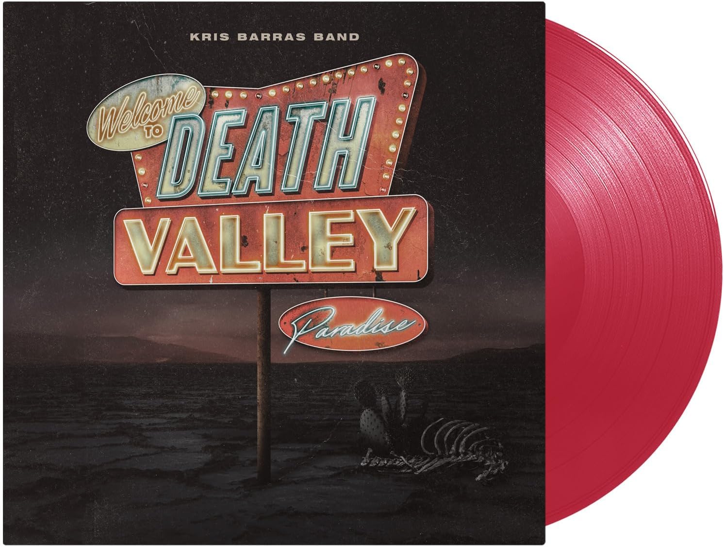 Kris Barras Band "Death Valley Paradise" Transparent Red VInyl