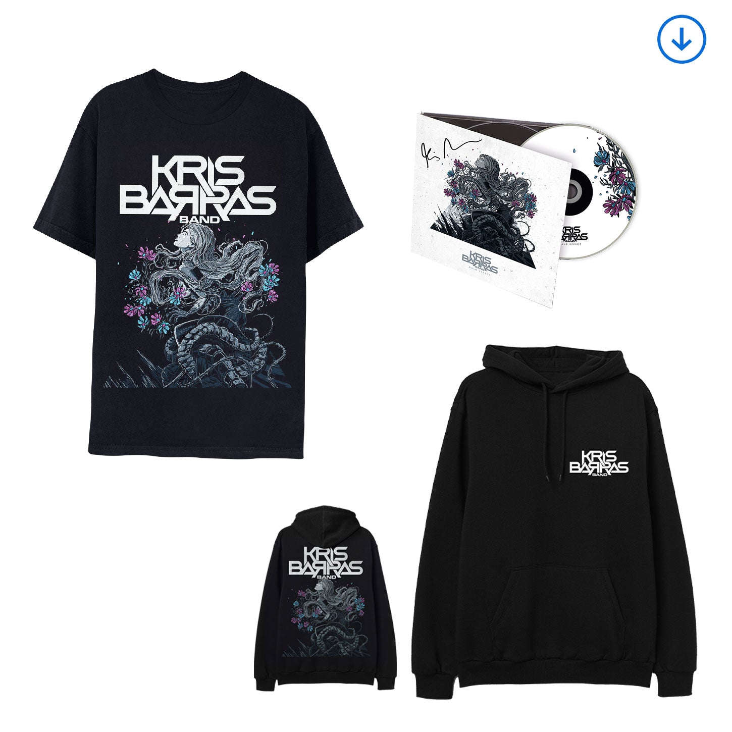 Kris Barras Band "Halo Effect" Signed CD & Merch Bundle - PRE-ORDER