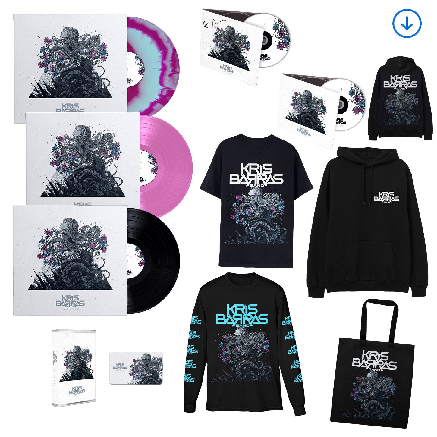 Kris Barras Band "Halo Effect" Completist Bundle - Everything On Store! - PRE-ORDER