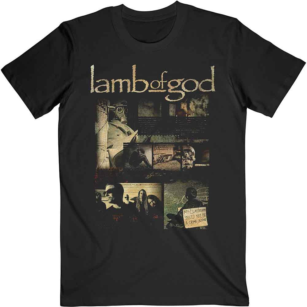 Lamb of God "Album Collage" T shirt