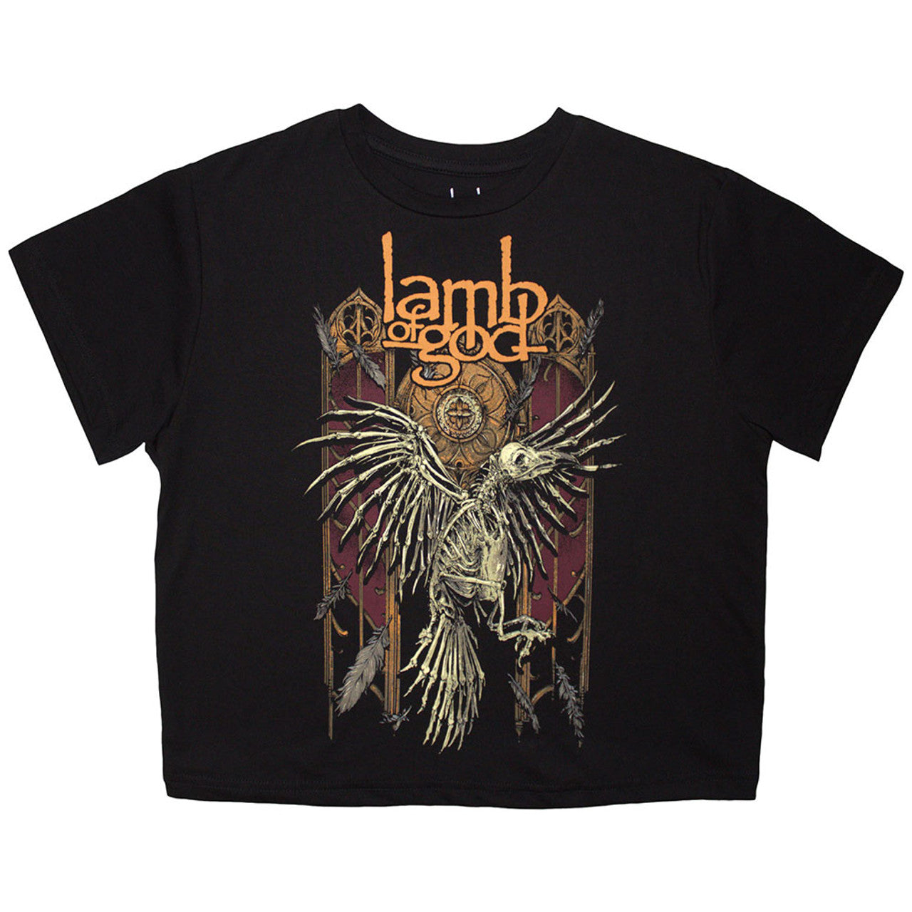 Lamb Of God "Crow" Crop Top