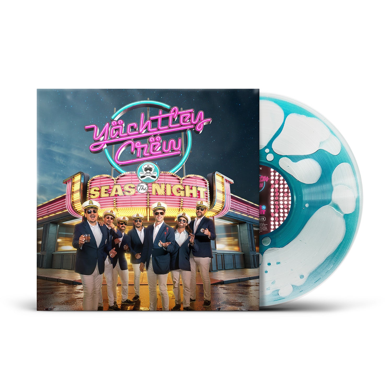 Yachtley Crew "Seas The Night" Liquid Filled Vinyl & Download (100 copies only!) - PRE-ORDER