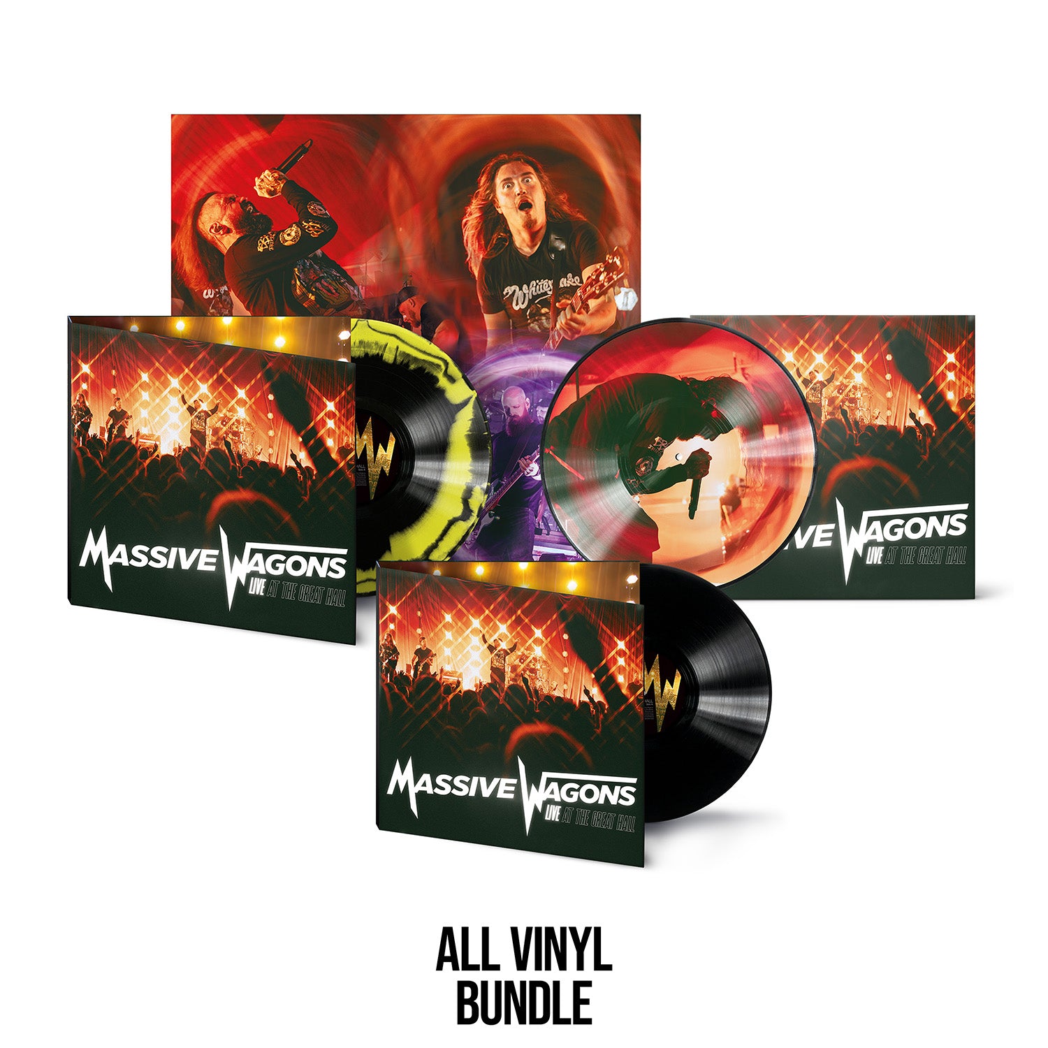 Massive Wagons "Live At The Great Hall" All Vinyl & Download Bundle - PRE-ORDER