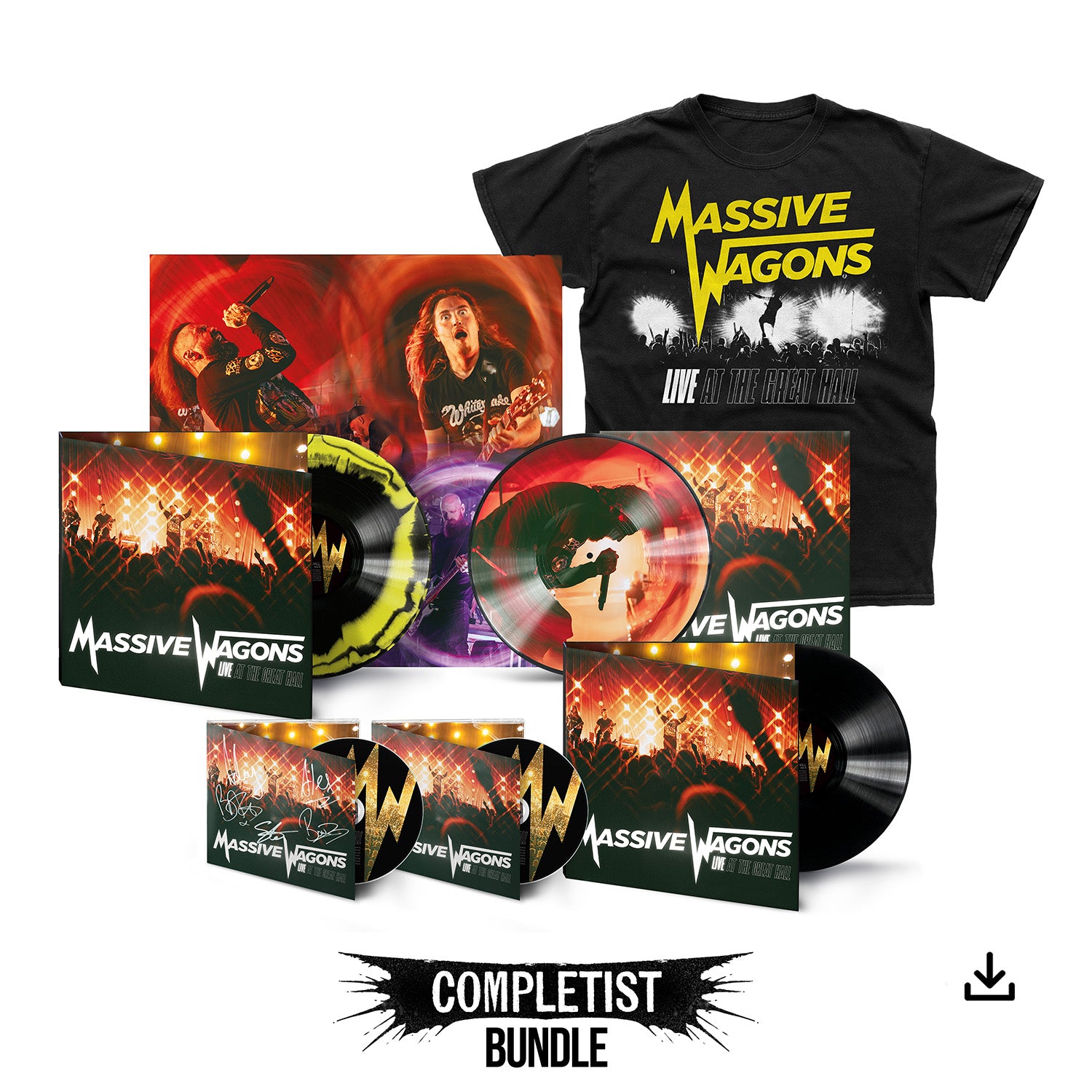 Massive Wagons "Live At The Great Hall" Completist Bundle - PRE-ORDER