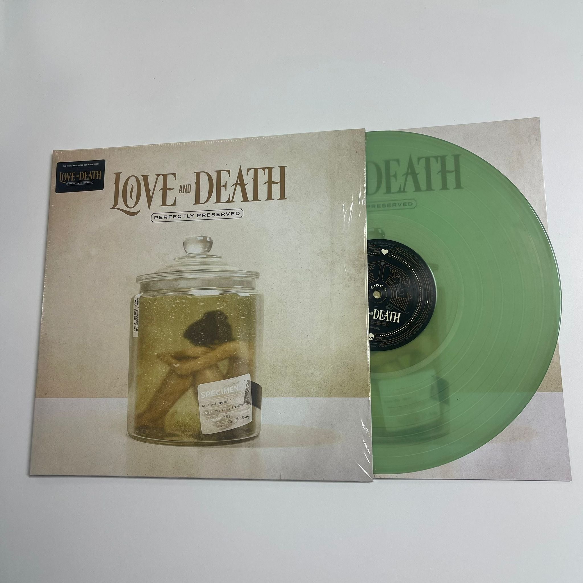 Love And Death "Perfectly Preserved" Pickle Green Vinyl